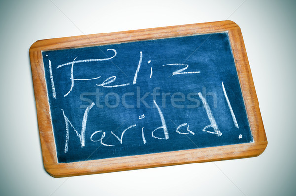 feliz navidad, merry christmas in spanish Stock photo © nito