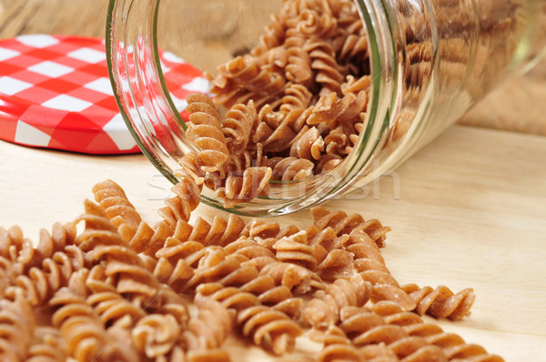 uncooked spelt fusilli Stock photo © nito