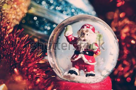 christmas snow globe Stock photo © nito