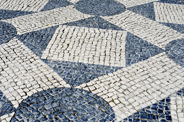 Pavimento Lisboa Portugal detalle construcción resumen Foto stock © nito