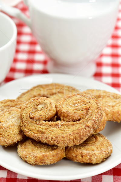 palmier pastries made with spelt flour Stock photo © nito