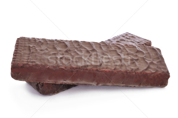 wafer cookies coated with chocolate Stock photo © nito