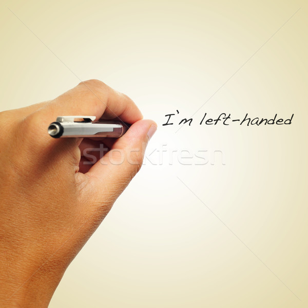 I am left-handed Stock photo © nito