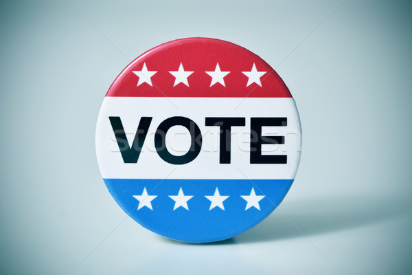 Stock photo: badge for the United States election