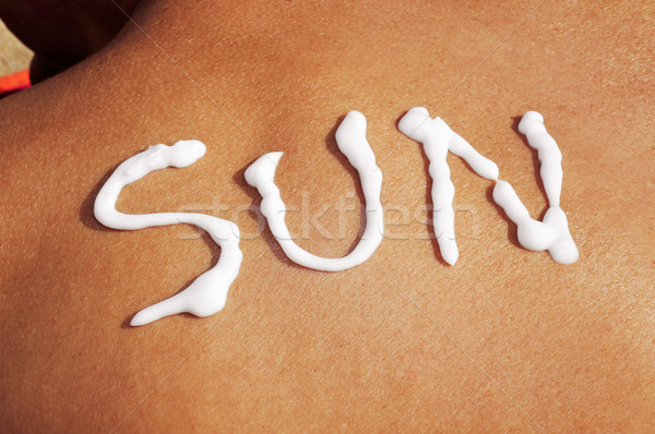 sun on the beach Stock photo © nito
