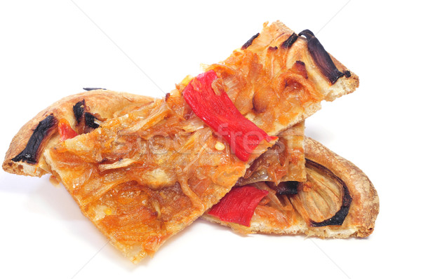 coca de recapte, typical catalan dish Stock photo © nito