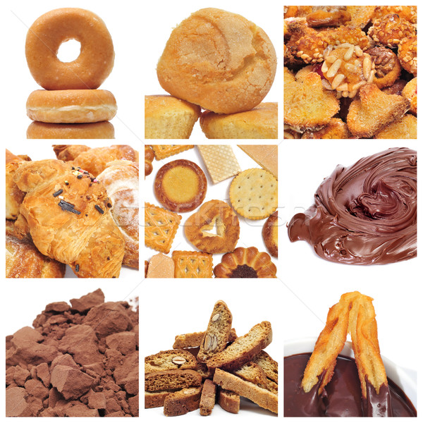 pastries collage Stock photo © nito