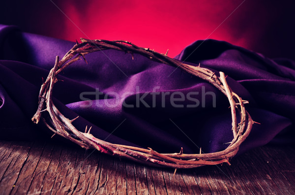 Stock photo: the crown of thorns of Jesus Christ