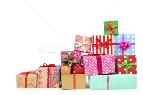 Geschenke unterschiedlich Papiere nice Stock foto © nito