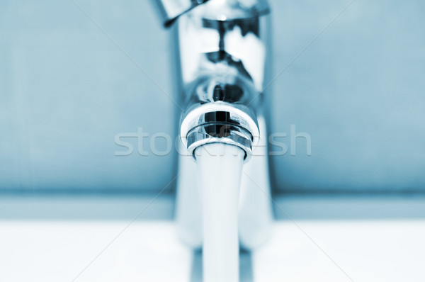 water running from a faucet Stock photo © nito