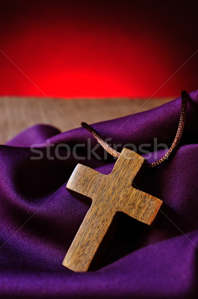wooden Christian cross Stock photo © nito