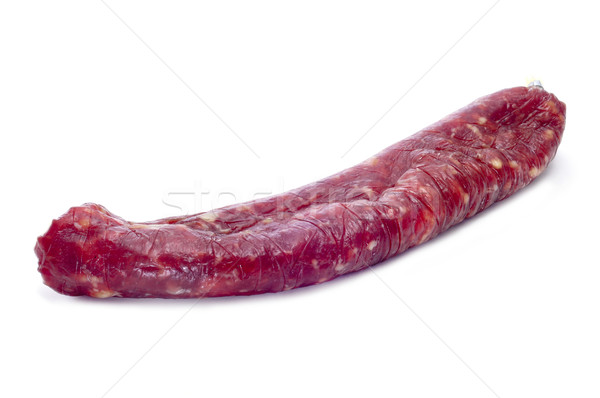 fuet, spanish cured sausage typical of Catalonia Stock photo © nito