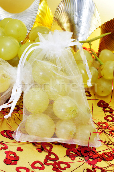 Spanisch zwölf Trauben Glück traditionellen Neujahr Stock foto © nito