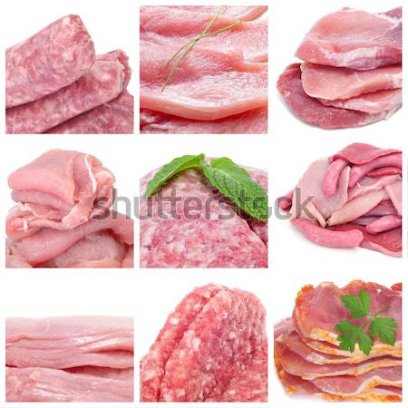 meat collage Stock photo © nito