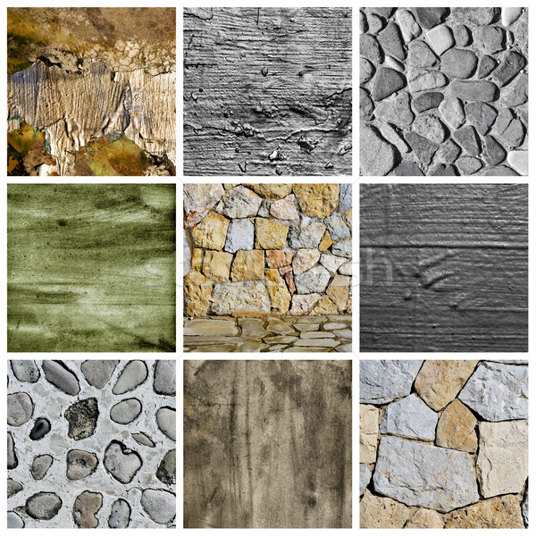 walls and surfaces collage Stock photo © nito