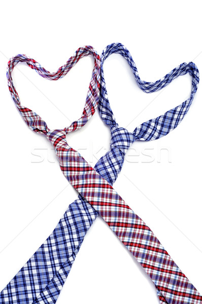 Eşcinsel sevmek eşcinsel evlilik iki kalpler kalp Stok fotoğraf © nito