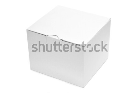white cardboard box Stock photo © nito