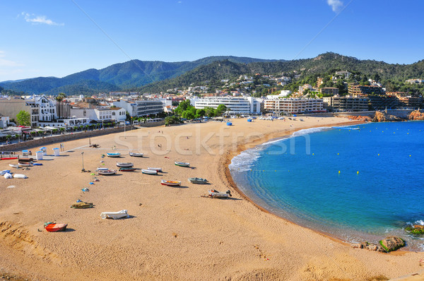 Platja Gran beach in Tossa de Mar, Spain Stock photo © nito