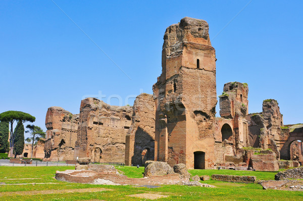 Baths of Caracalla in Rome, Italy Stock photo © nito
