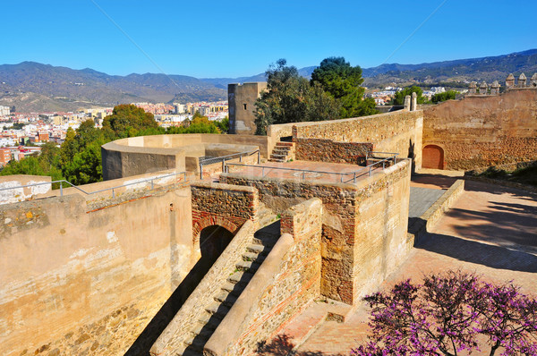 Gibralfaro Castle in Malaga, Spain Stock photo © nito