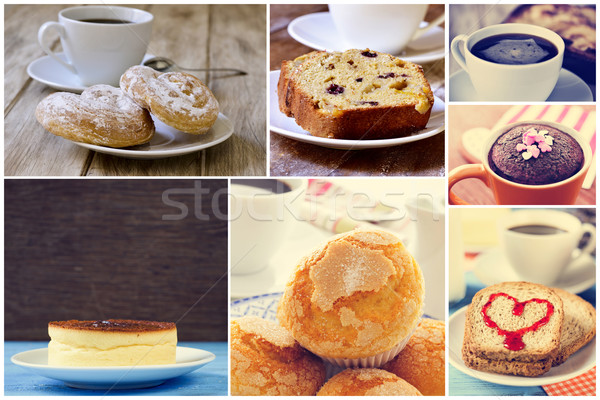 sweet food collage Stock photo © nito