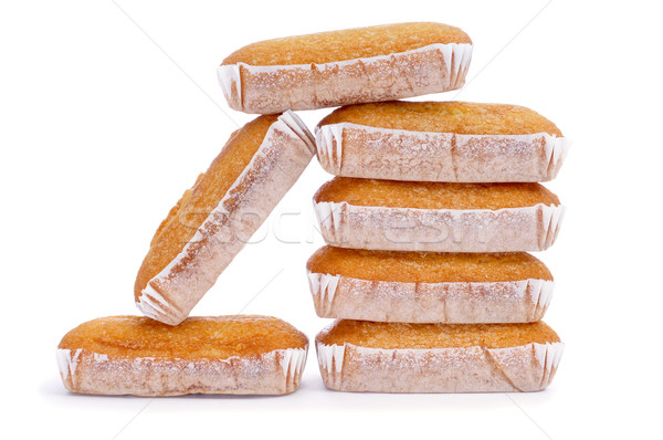 magdalenas largas, typical spanish plain muffins Stock photo © nito