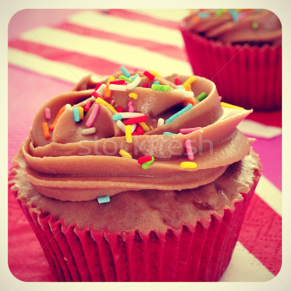 Stock photo: cupcakes