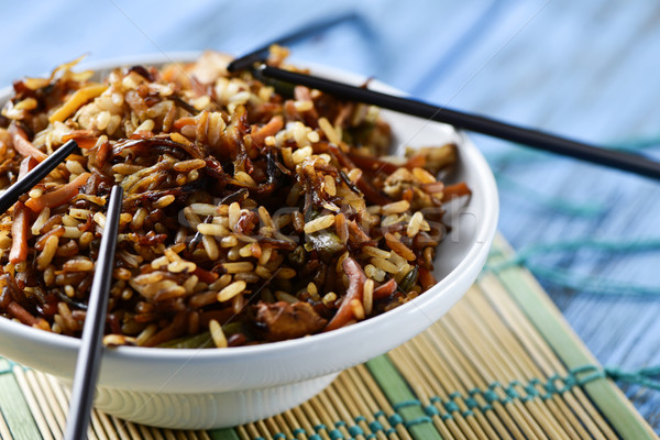 asian fried rice Stock photo © nito