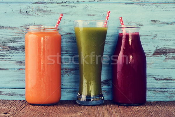 different fresh smoothies Stock photo © nito