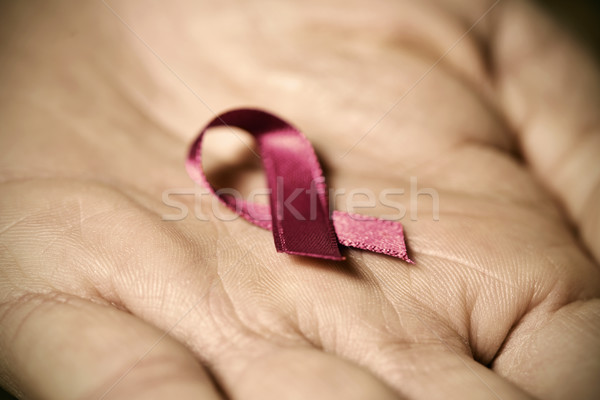 pink ribbon for the breast cancer awareness Stock photo © nito