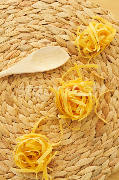 uncooked tagliatelle Stock photo © nito