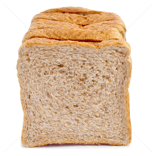 Сток-фото: цельнозерновой · хлеб · буханка · белый · продовольствие · фон