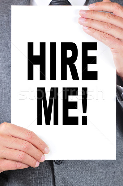 hire me Stock photo © nito
