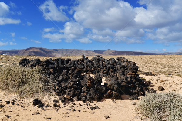 landscape of Lanzarote, Canary Islands, Spain Stock photo © nito