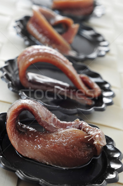 pickled anchovies Stock photo © nito