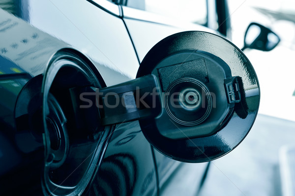 fill cap of the fuel tank of a car Stock photo © nito