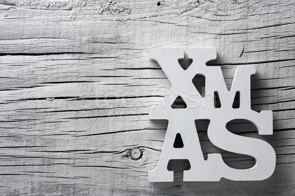 text xmas, abbreviation for christmas Stock photo © nito