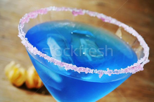 blue cocktail Stock photo © nito