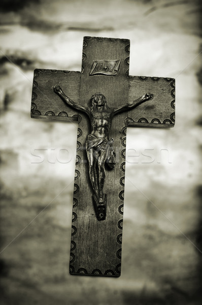 Stock photo: Jesus Christ in the holy cross