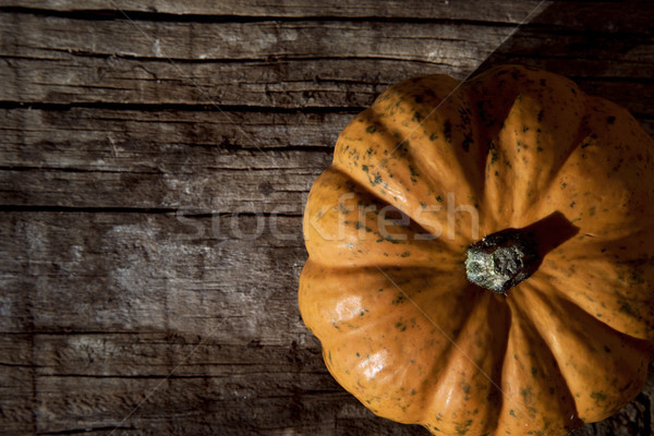 pumkin on a rustic wooden table Stock photo © nito