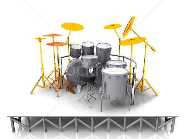 Drum muzyki Zdjęcia stock © njaj