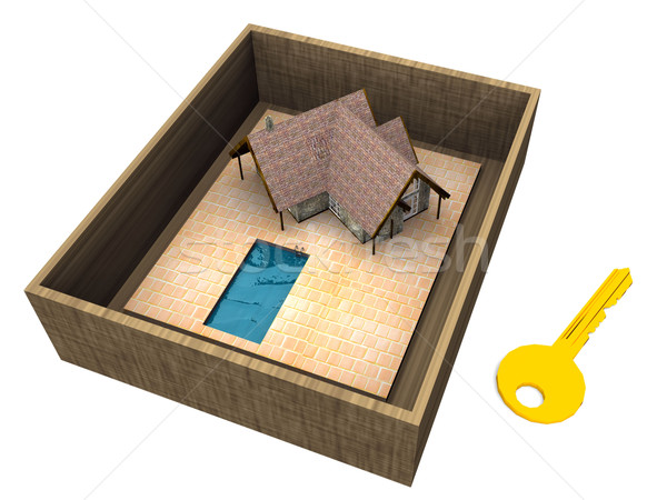 house and key Stock photo © njaj
