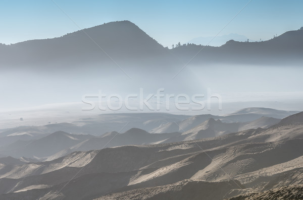 Jawa krajobraz parku gazu wspinaczki przygoda Zdjęcia stock © njaj