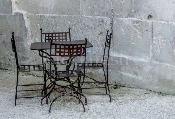 wrought iron furniture Stock photo © njaj