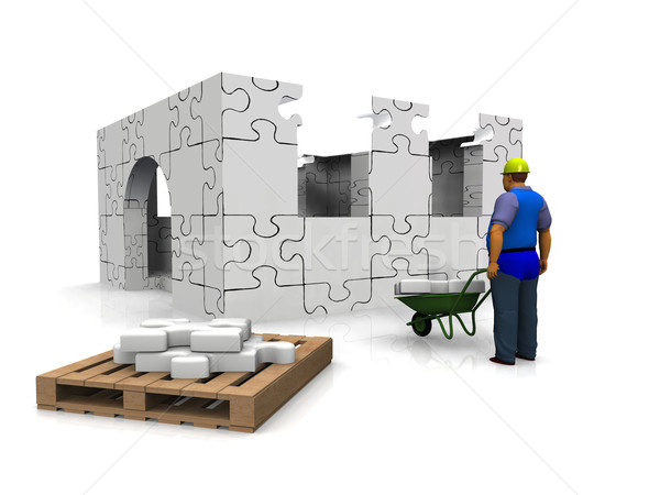 house building Stock photo © njaj