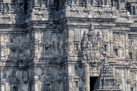 Java taş din kültür tapınak eski Stok fotoğraf © njaj