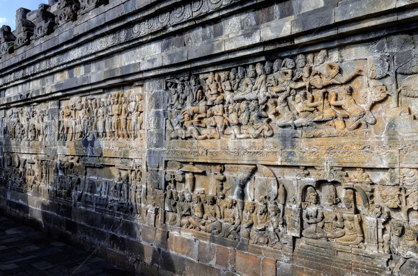 Ява Индонезия путешествия Восход архитектура Будду Сток-фото © njaj