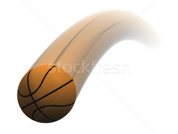 basketball  in movement Stock photo © njaj