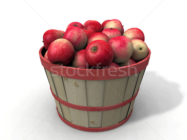 red apples on white background Stock photo © njaj