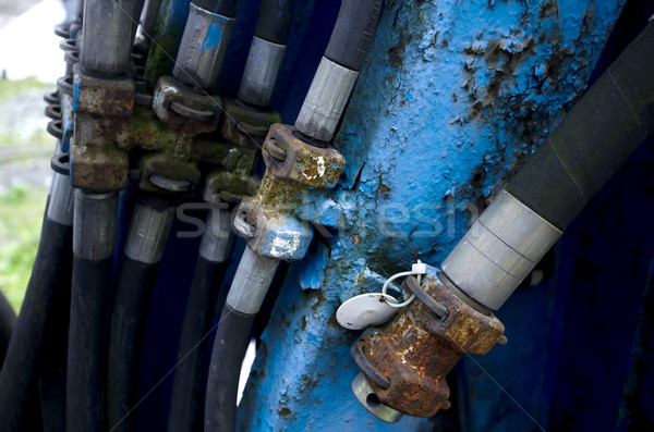 élevé pression tuyaux industrielle pouvoir tube [[stock_photo]] © njaj
